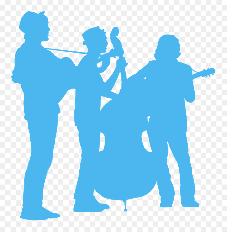 Illustration, HD Png Download - band silhouette png