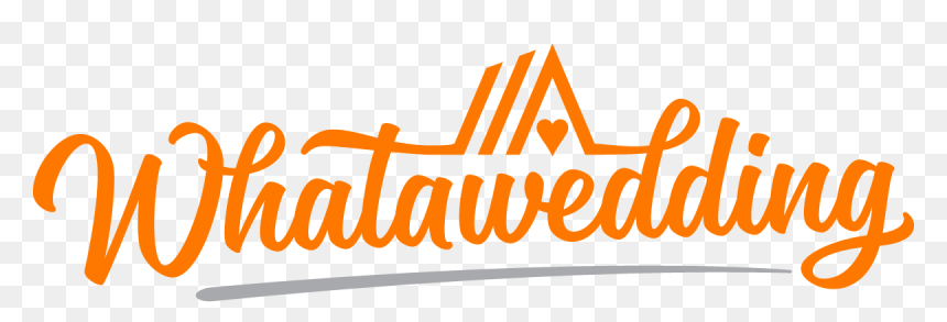 Wat 19419 Whataweddings Logo Tilt Orangegrey Rgb, HD Png Download - whataburger logo png