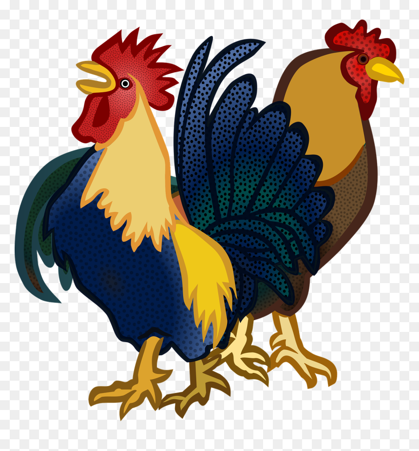 Clipart Rooster Png, Transparent Png - chicken head png