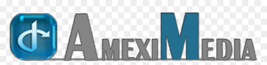 Cropped Ameximedia Logo Letras - Electric Blue, HD Png Download - amex logo png