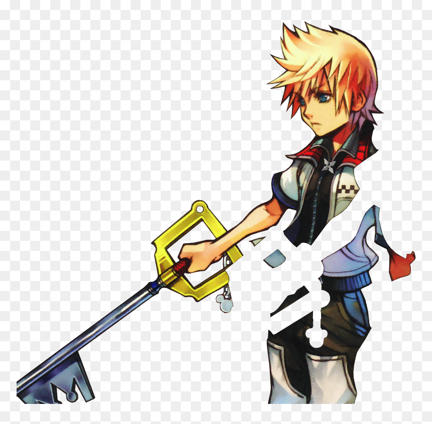 Kingdom Hearts 2.5 Sora, HD Png Download - roxas png