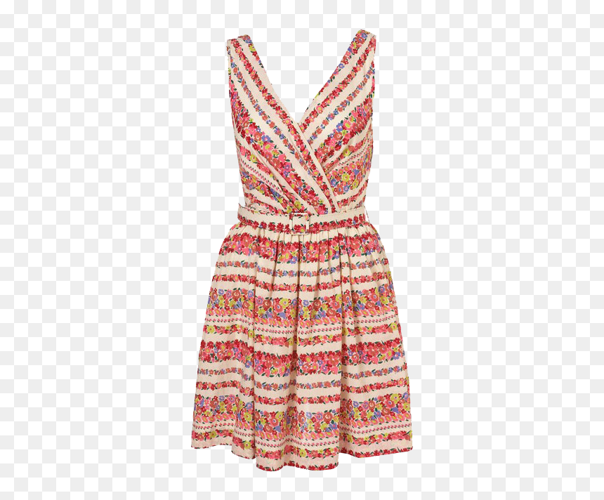 Floral Dress Png Transparent Picture - Clothing, Png Download - pink dress png
