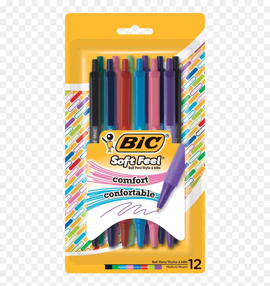 Bic Soft Feel, HD Png Download - bic pen png