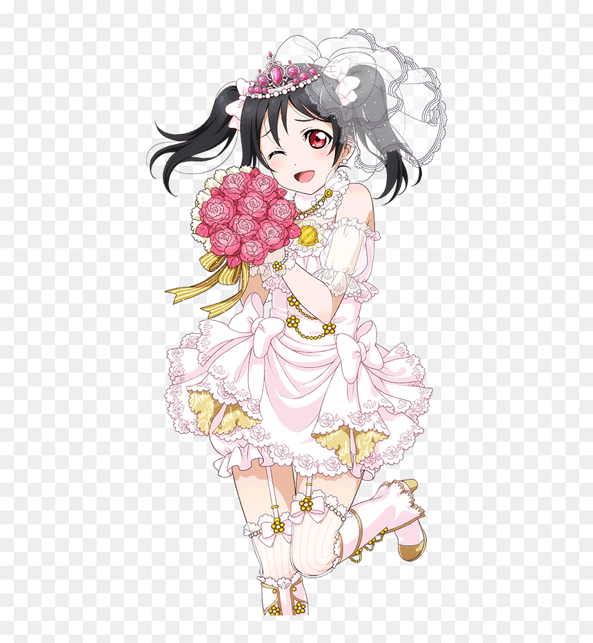 Love Live Nico Wedding Dress, HD Png Download - love live nico png
