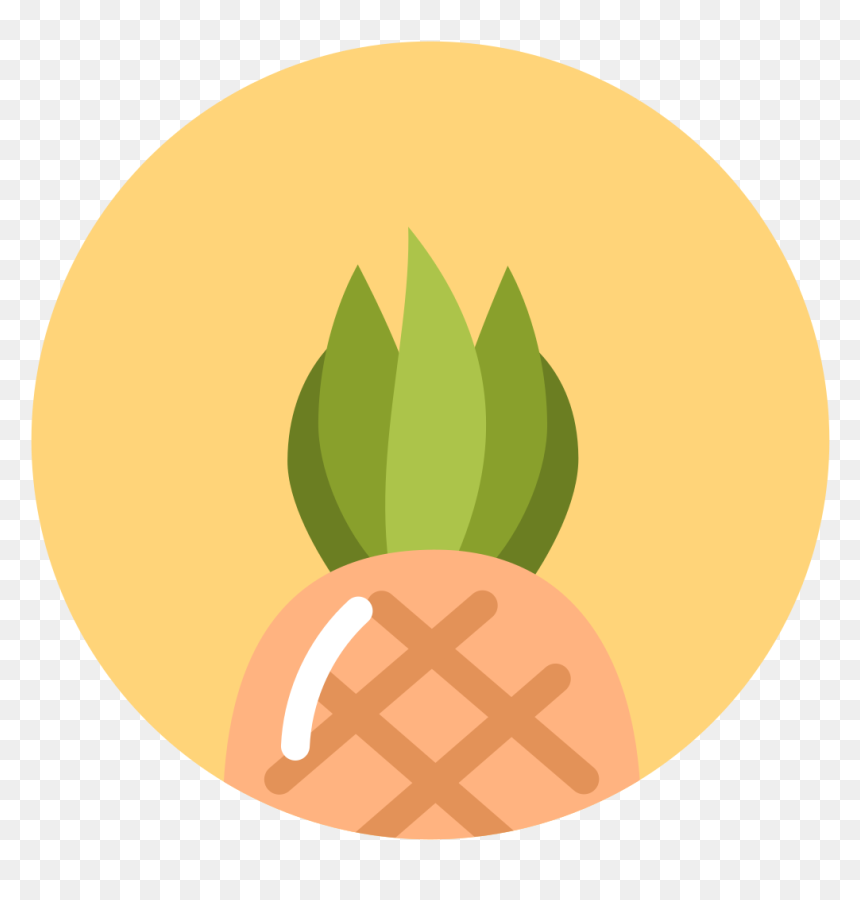 Pineapple Icon - Tropical Icon Png, Transparent Png - pineapple emoji png