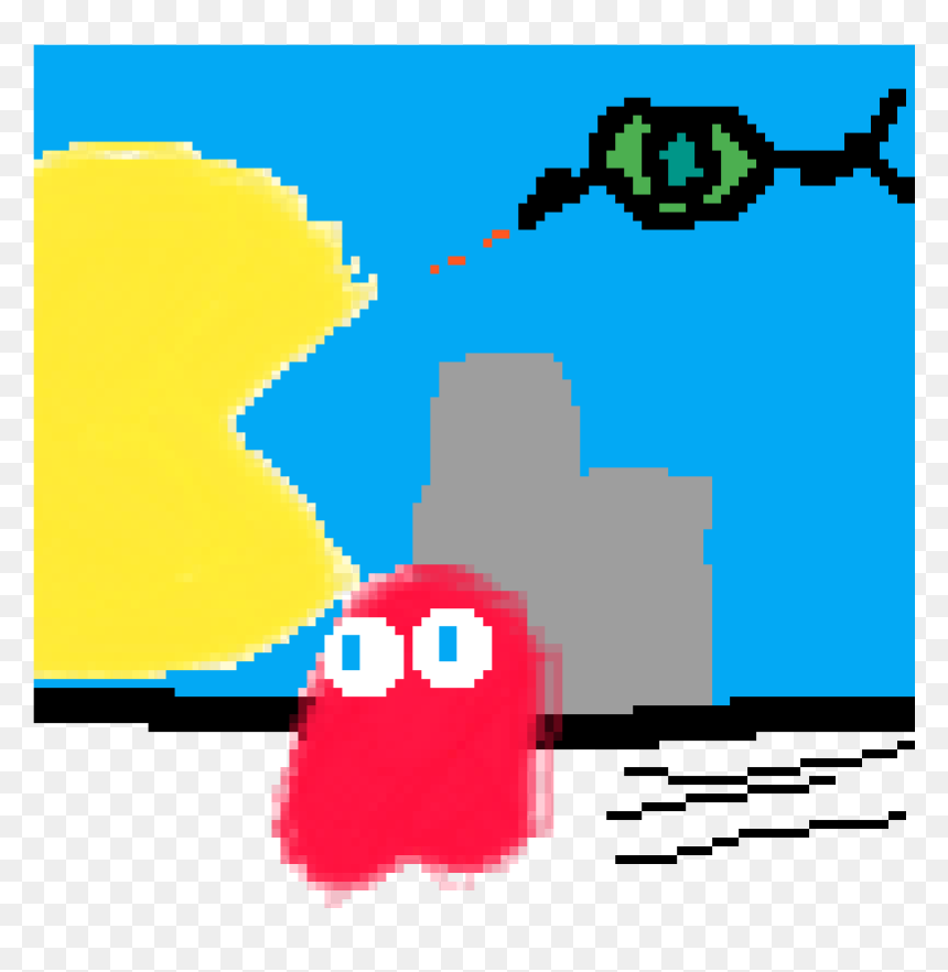 Pac-man Vs Ghosts, HD Png Download - pac man ghost png