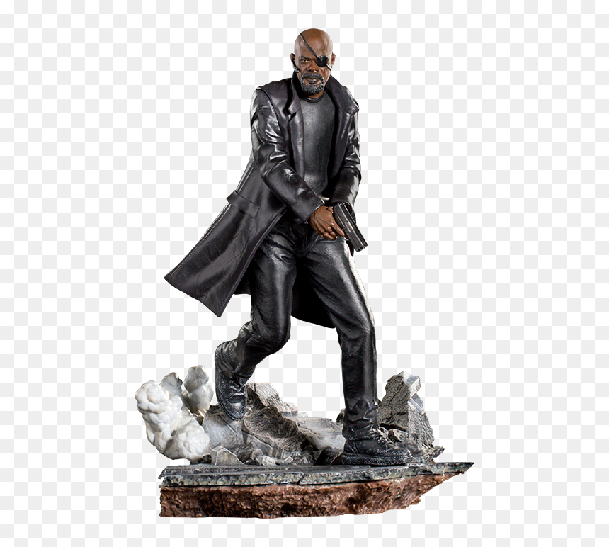 Iron Studios Nick Fury, HD Png Download - nick fury png