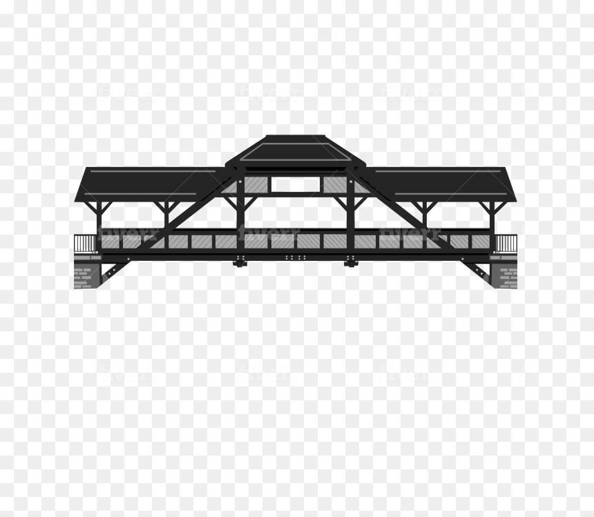 Pier, HD Png Download - bridge vector png