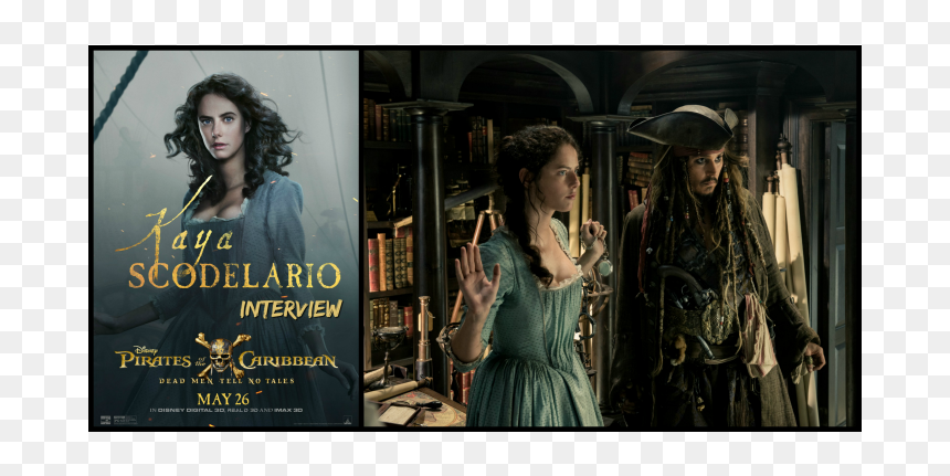 Pirates Of The Caribbean Dead Men Tell No Tales Bank, HD Png Download - kaya scodelario png