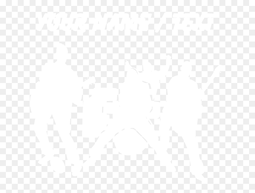 Custom Rock Band Silhouette Plus Size T-shirt - Poster, HD Png Download - band silhouette png