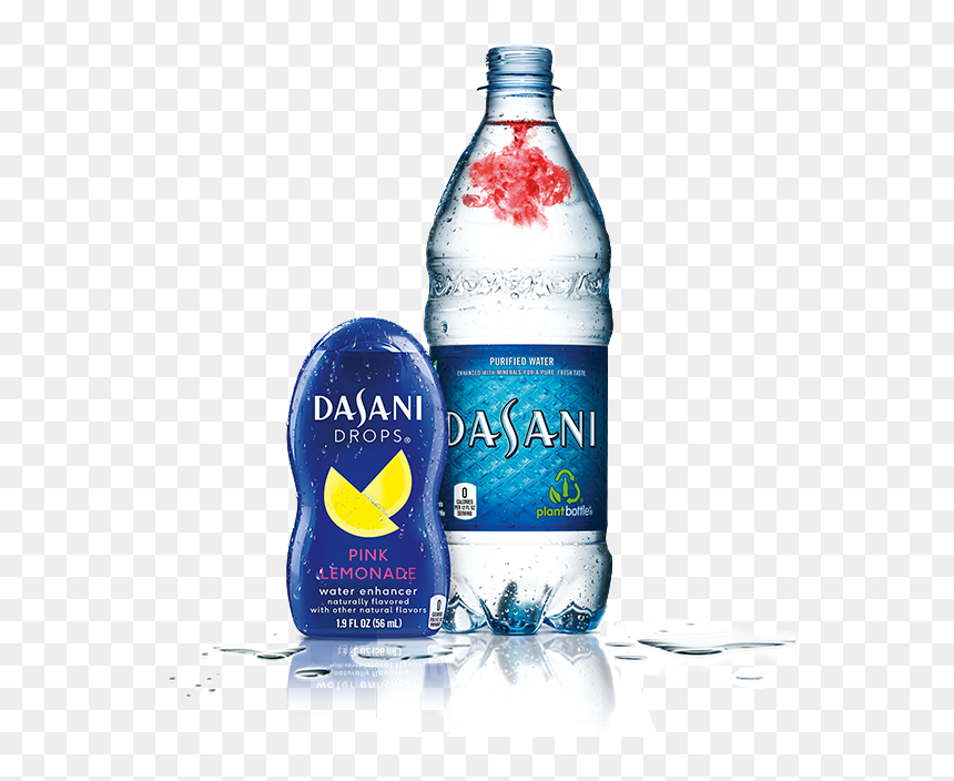 Dasani Pink Lemonade Drops 56ml - Dasani Water Bottle No Background, HD Png Download - dasani png