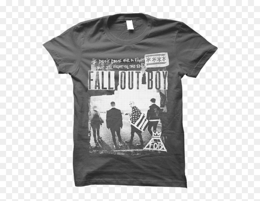 Zine Photo Black Tee - T Shirt, HD Png Download - fall out boy png