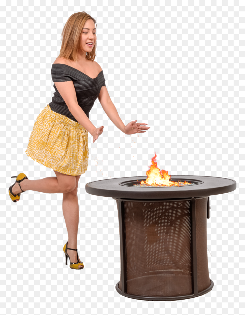 Coffee Table, HD Png Download - firepit png