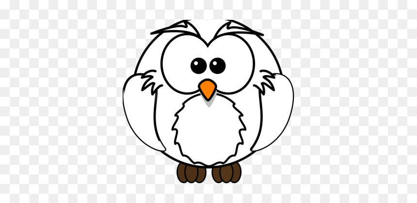 White Owl Png Icons - Coloring Pages For Kids Png, Transparent Png - white owl png