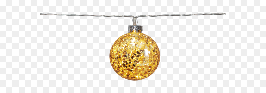 Light Chain Glitter - Locket, HD Png Download - gold glitter star png