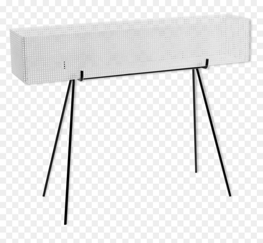 Carries Metal Perforated White Plant - Folding Table, HD Png Download - perforated metal png