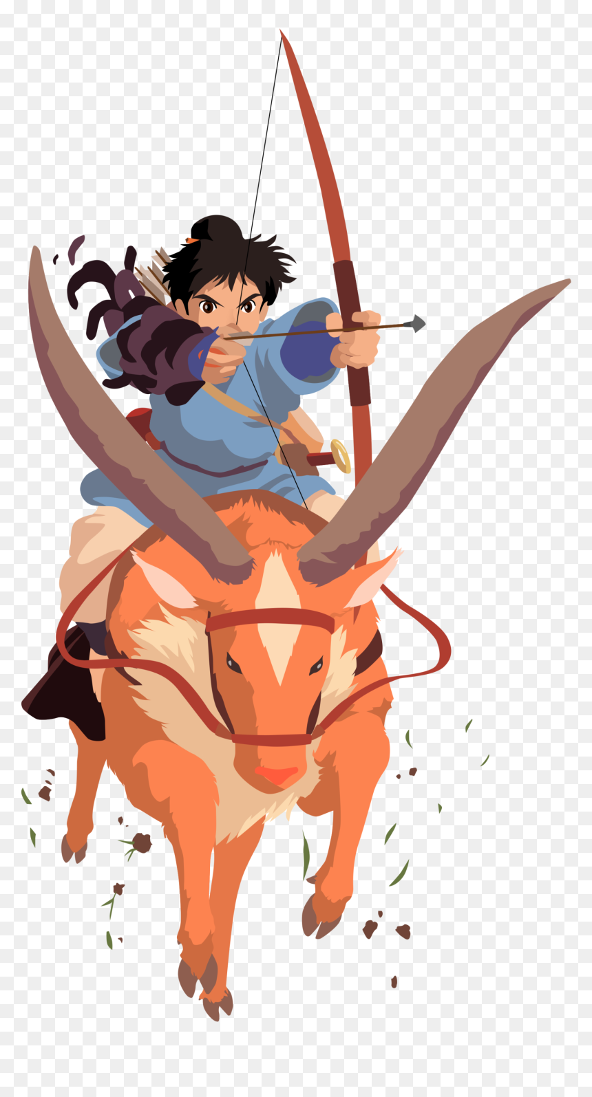 Princess Mononoke Png Hd, Transparent Png - princess mononoke png