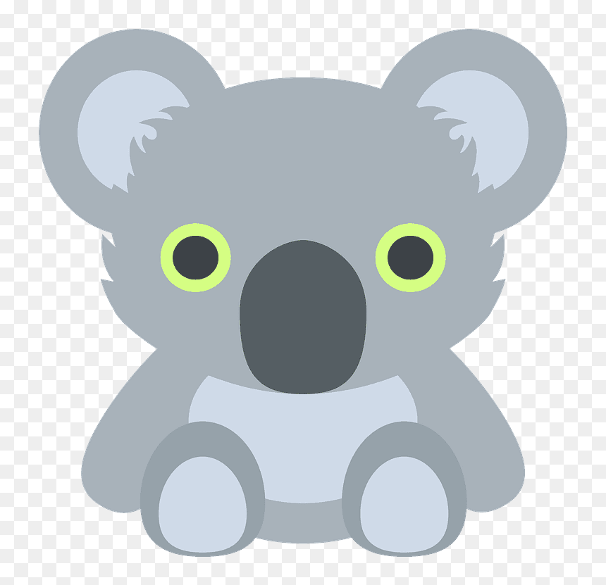 Koala Emoji Clipart - Emoji Koala, HD Png Download - koala emoji png