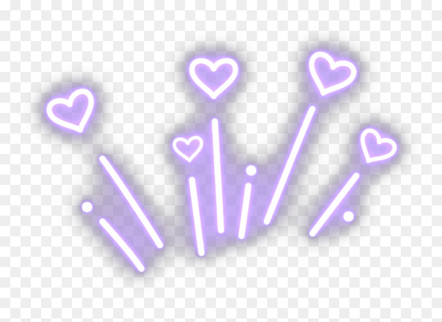 Transparent Neon Love - Transparent Love Neon Png, Png Download - neon heart png
