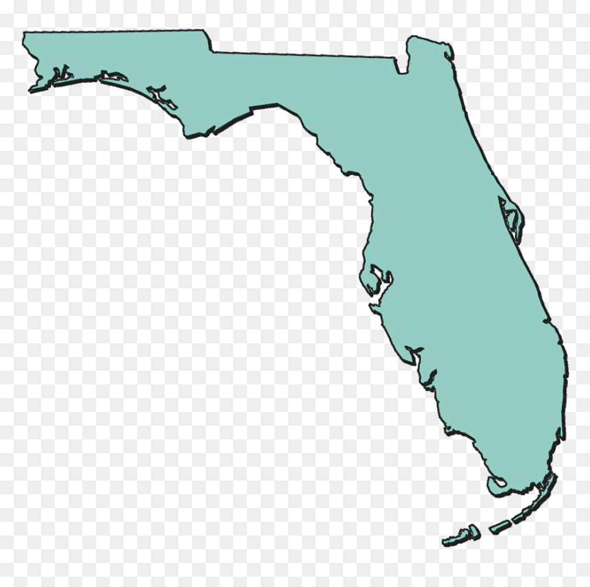 Florida Research Development Alliance - Florida State Map, HD Png Download - florida shape png