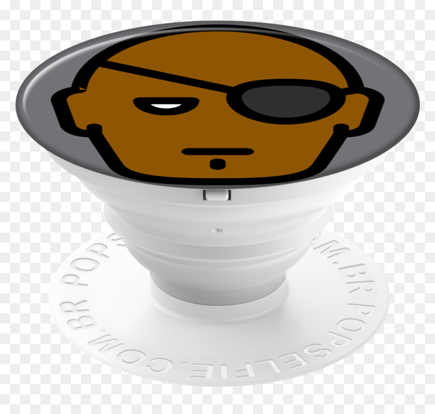 Pop Selfie Marvel Capitão Nick Fury - Cartoon, HD Png Download - nick fury png