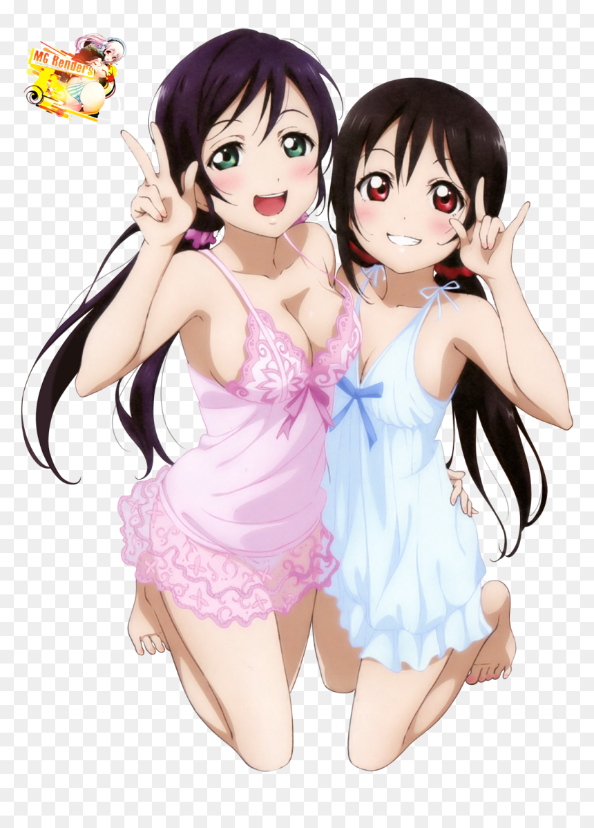 Nozomi Nico Official Art, HD Png Download - love live nico png