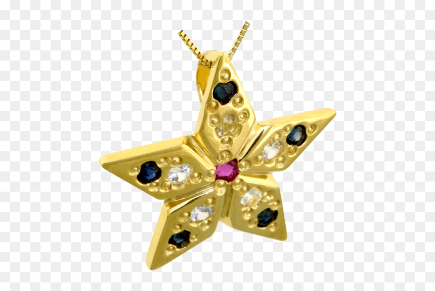 Pendant, HD Png Download - gold glitter star png