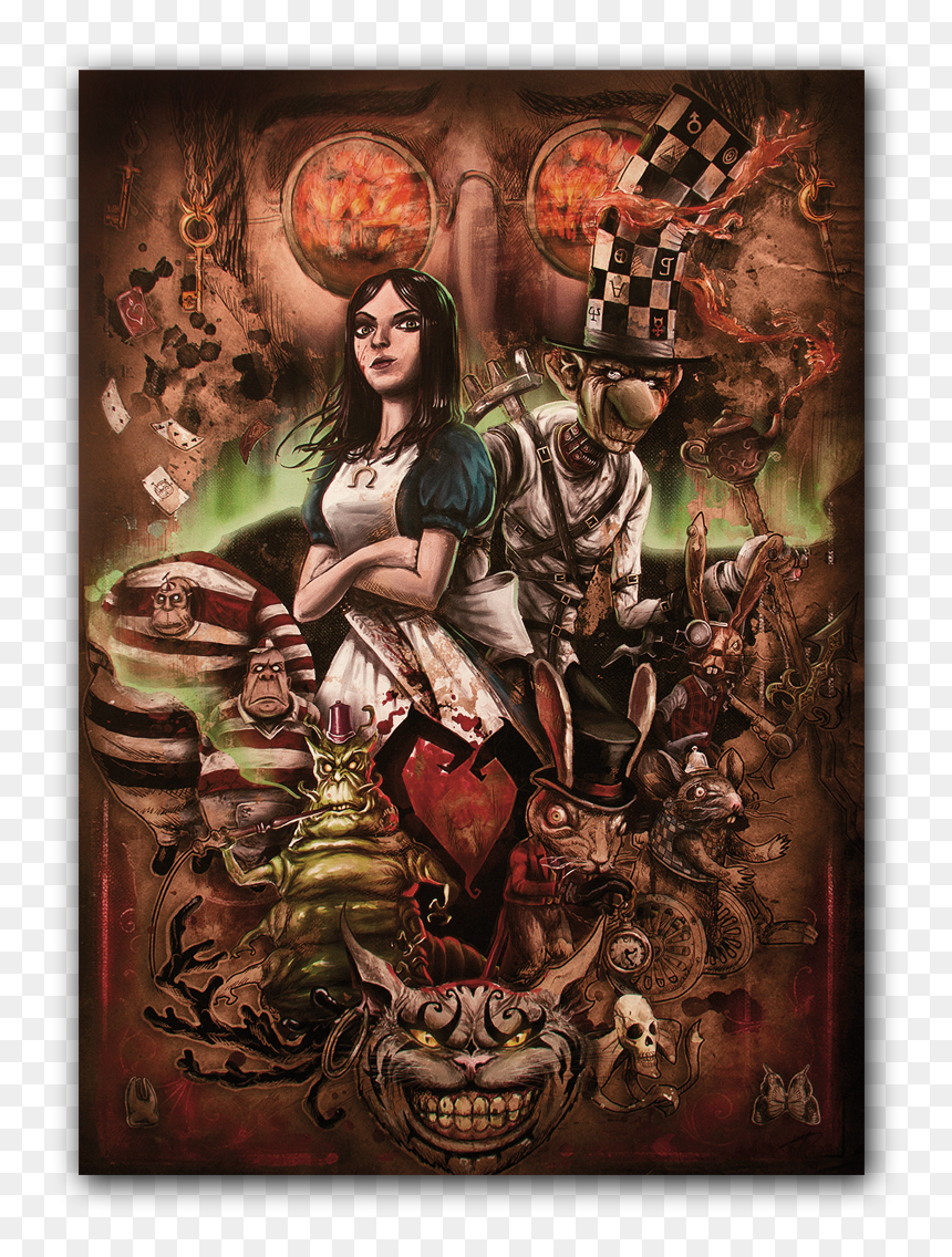 Alice Madness Returns Print, HD Png Download - alice madness returns png