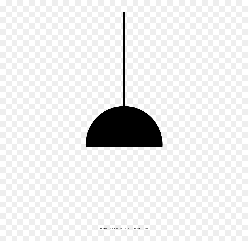 Chandelier Coloring Page - Arch, HD Png Download - chandelier silhouette png