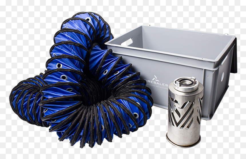 Smoke Hose Set Perforated - Waste Container, HD Png Download - perforated metal png