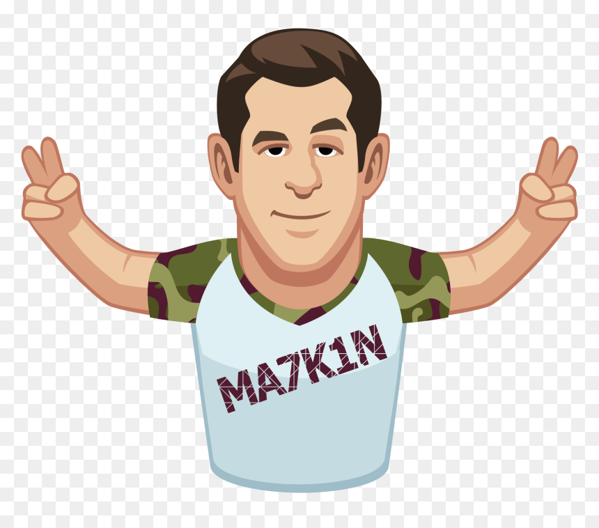 Malkin Emoji, HD Png Download - arm emoji png