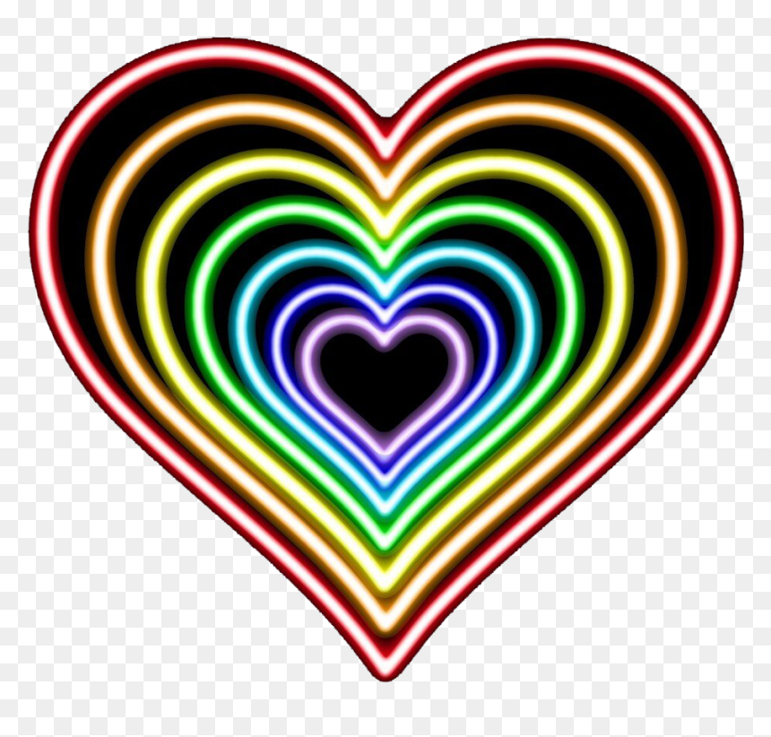 Neon Heart Png Photo - Neon Hearts, Transparent Png - neon heart png