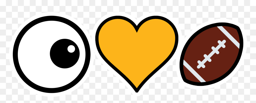 Wp I Love Football Yellow Emoji - Love, HD Png Download - football emoji png