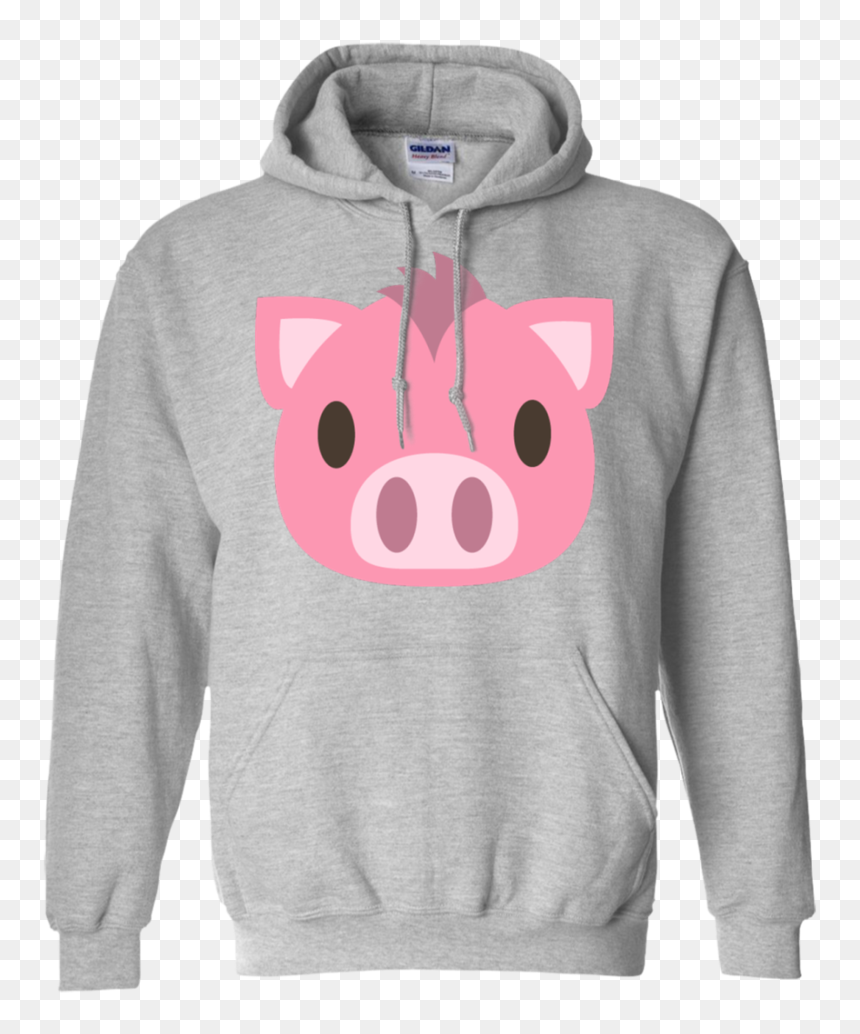 Pig Face Emoji Hoodie - Greys Anatomy Hoodies, HD Png Download - pig emoji png