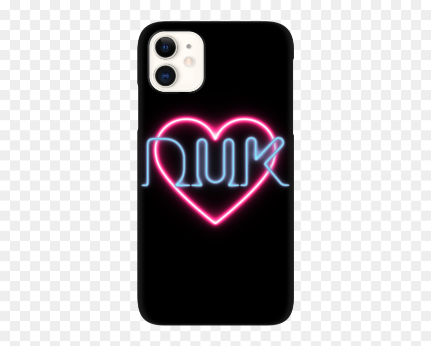 Mobile Phone, HD Png Download - neon heart png