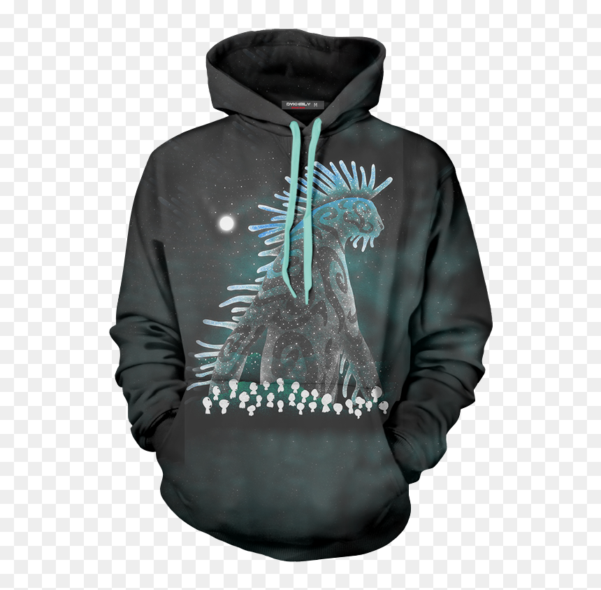 Princess Mononoke Nightwalker 3d Hoodie - Mens St Patrick's Day Shorts, HD Png Download - princess mononoke png