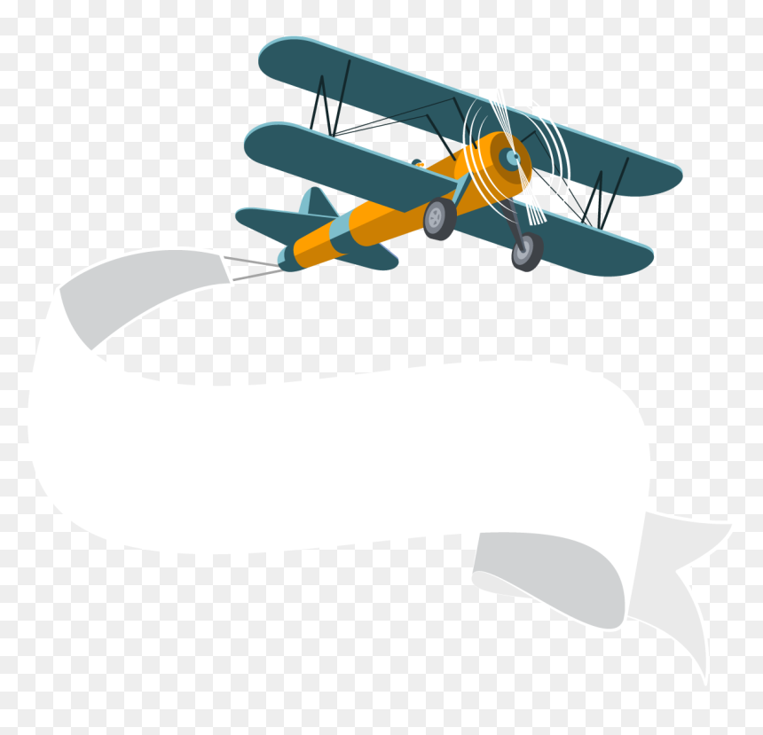 Clip Art, HD Png Download - plane with banner png