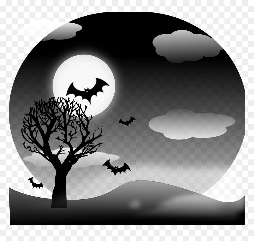 Halloween Landscape Clip Arts - Connecting Dots For Kids Printables, HD Png Download - halloween tree png