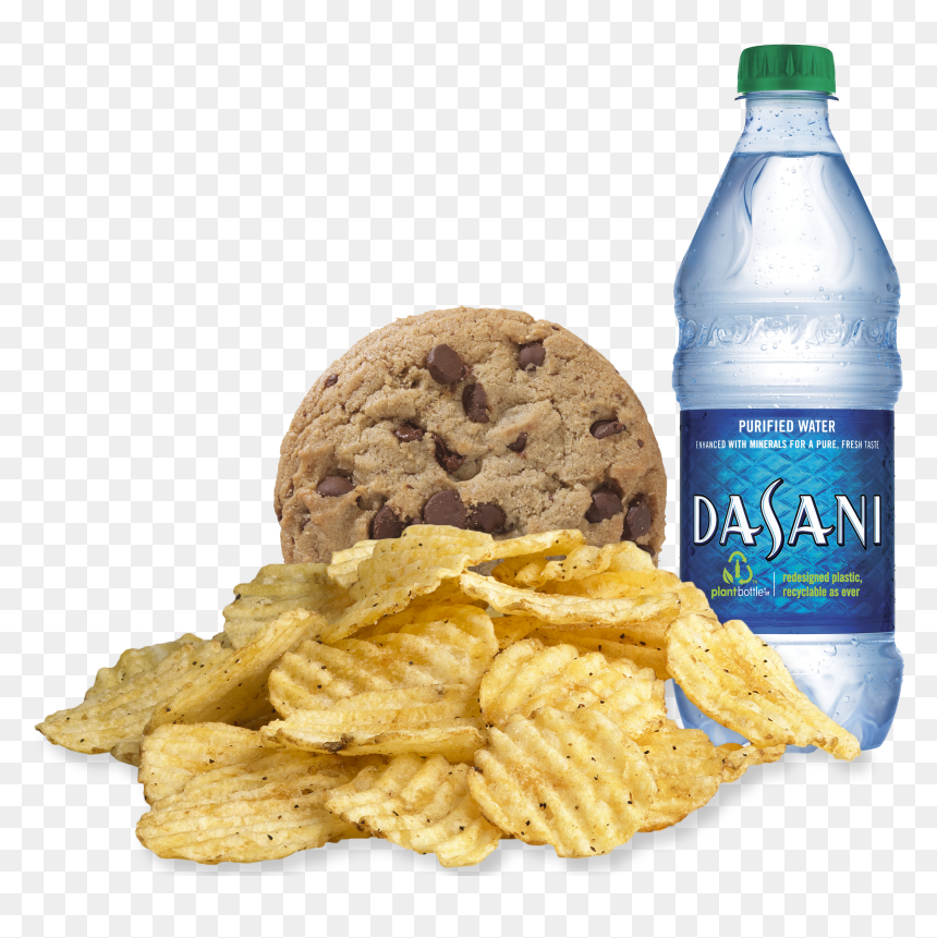 Water Bottle And Chips, HD Png Download - dasani png