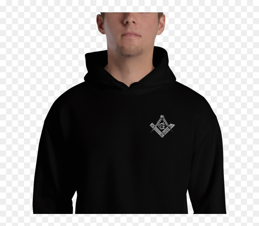 Square And Compass Embroidered Masonic Hoodie - Harry Jowsey Naughty Possums, HD Png Download - square and compass png
