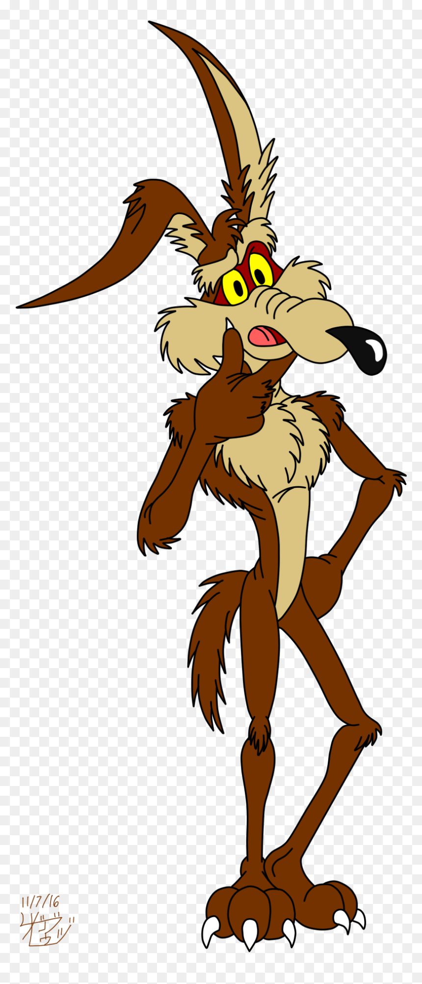Wile E Coyote Art « Older - Art, HD Png Download - wile e coyote png