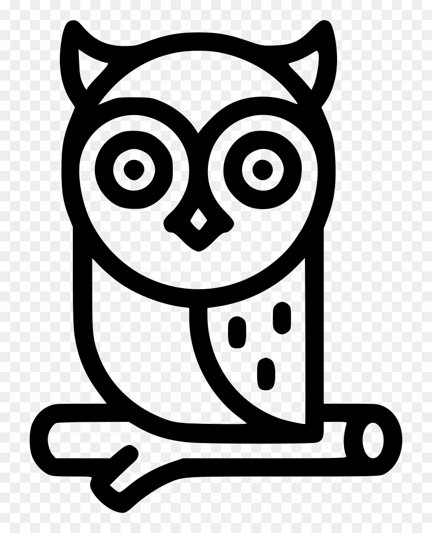 Owl - Owl Icon Png, Transparent Png - vhv