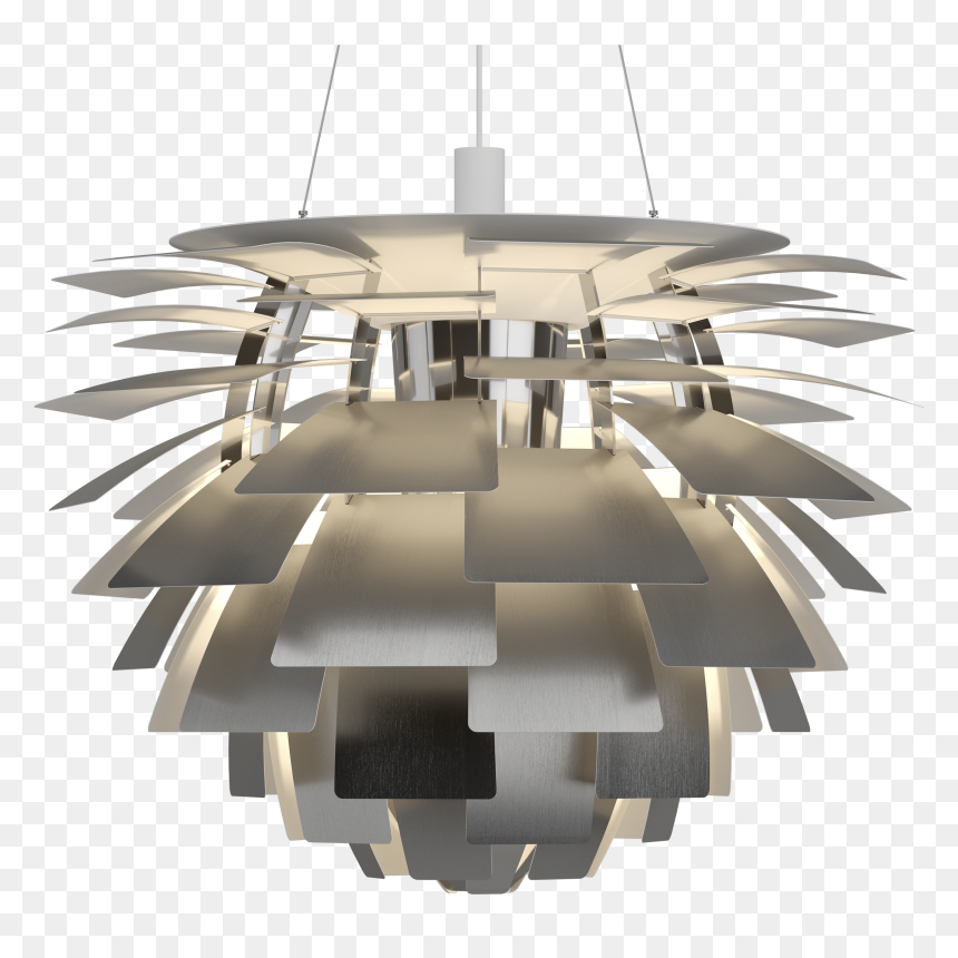 Louis Poulsen Artichoke Lamp, HD Png Download - chandelier silhouette png