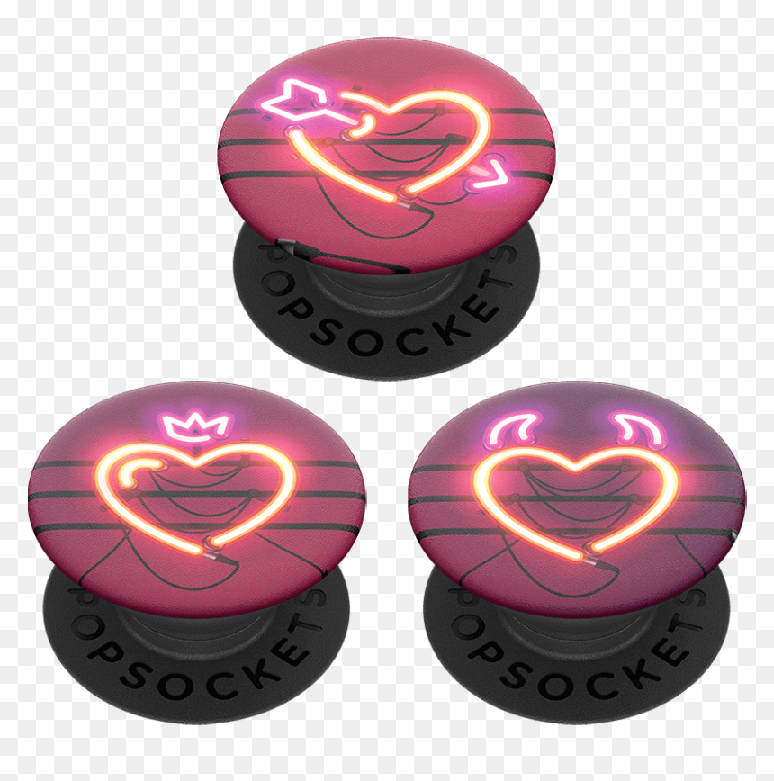 Illustration, HD Png Download - neon heart png