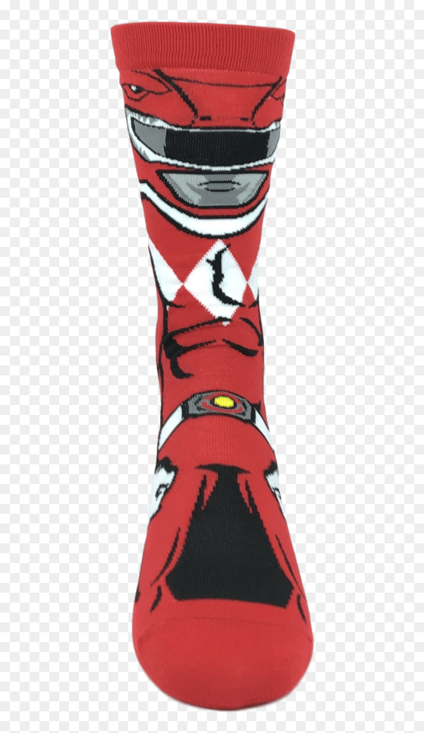 Power Rangers Red Ranger 360 Socks - Sock, HD Png Download - red ranger png