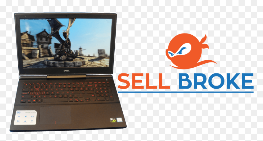 Netbook, HD Png Download - broken computer png