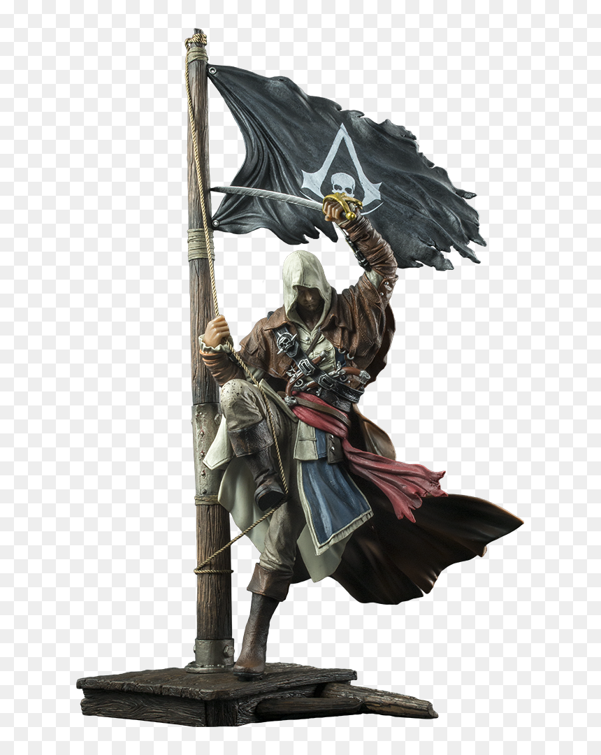 Master Of Sea Edward Kenway Statue , Png Download - Assassins Creed 4 Edward Figurine, Transparent Png - edward kenway png