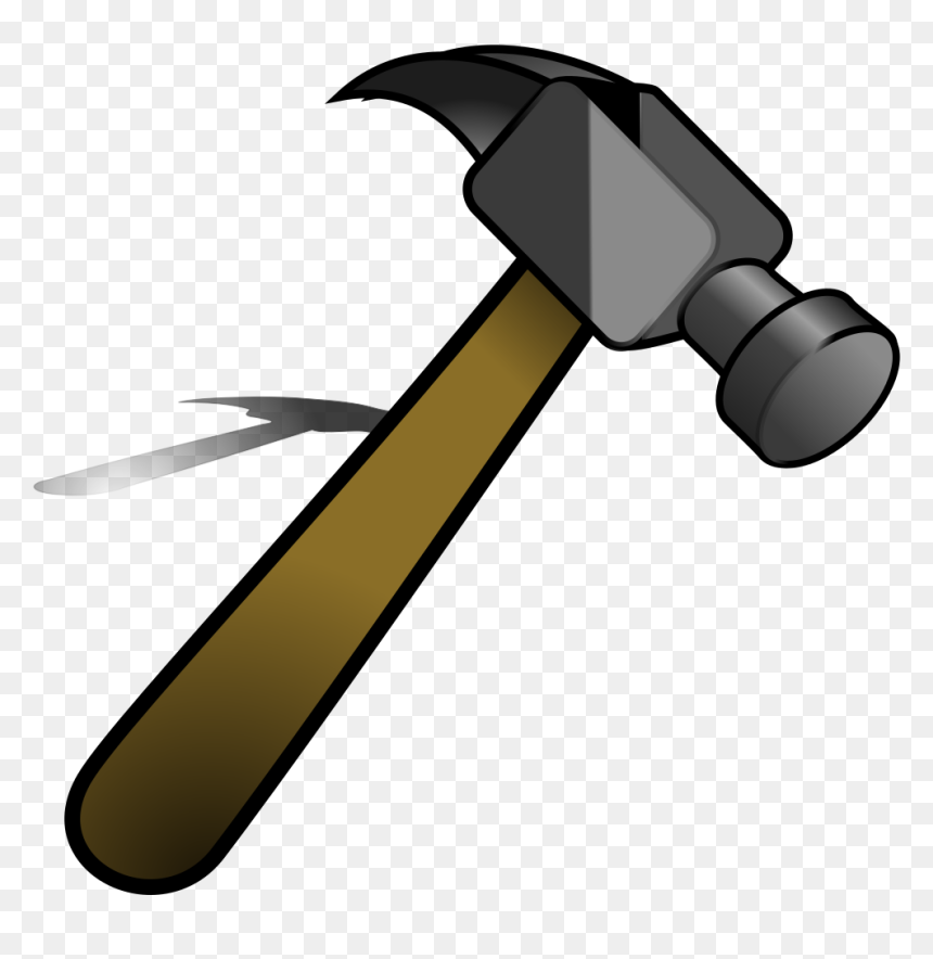 Hammer Svg Clip Arts - Tools For Carpenter Clipart, HD Png Download - hammer silhouette png