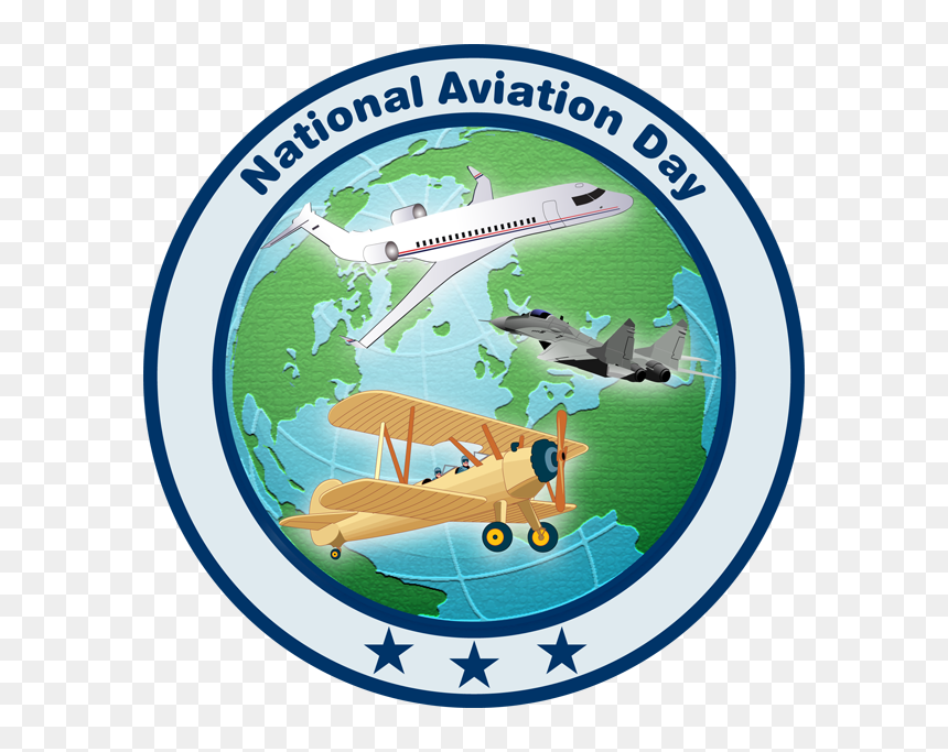 You Can Use These Free Observances Cliparts For Your - National Aviation Day 2020, HD Png Download - plane with banner png