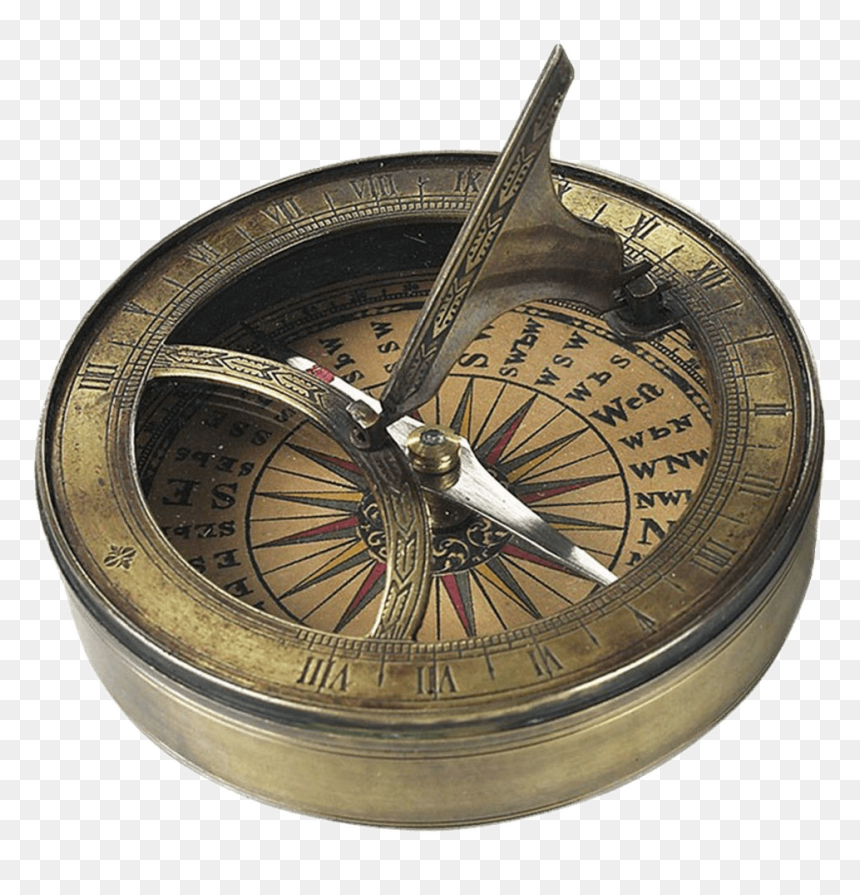 Sun Dial And Compass Clip Arts - Sundial Compass, HD Png Download - square and compass png